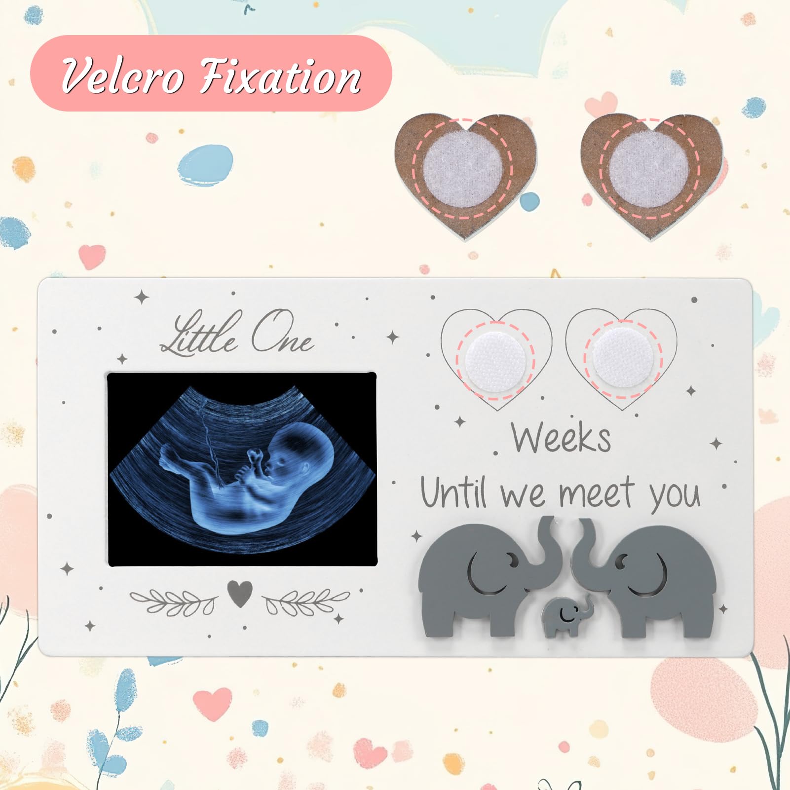 EdenseeLake ultrasound photo 3x4 frame fits standard pictures.