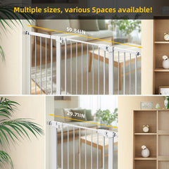 Edmyre Easy Step Walk-Thru Gate wall cups and hardware for secure mounting