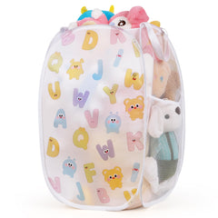 Edudif collapsible hamper open-wide for bulky laundry.