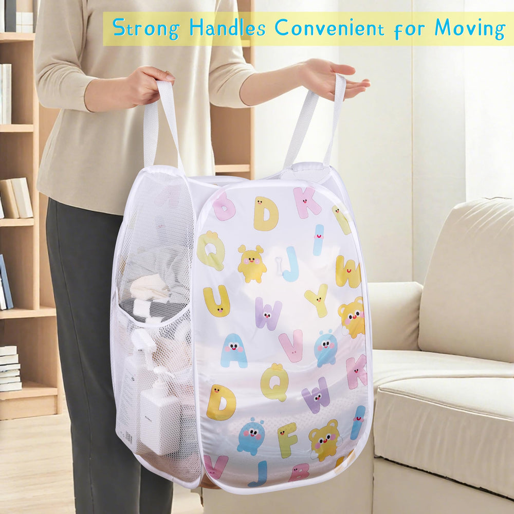 Edudif side pocket helps sort small items while carrying.
