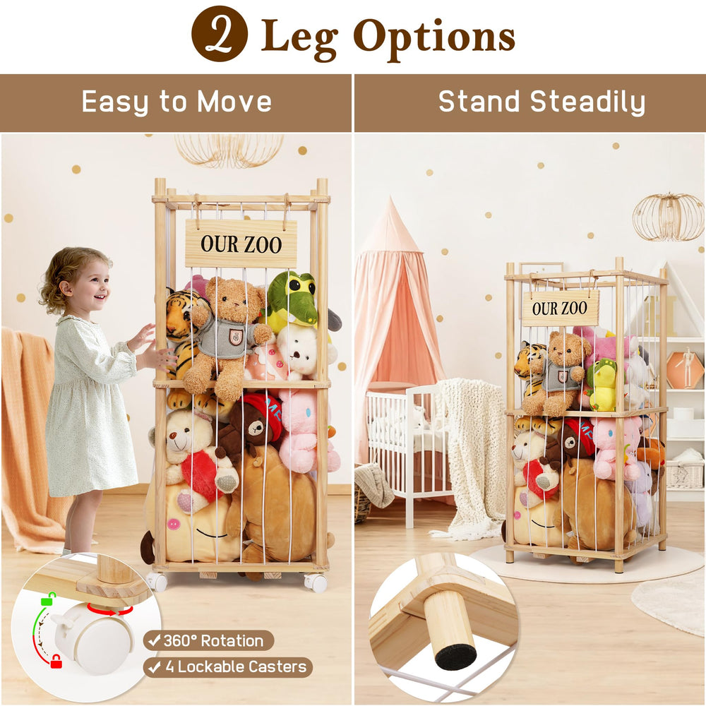 Edudif reinforced base design prevents sagging under heavy plush collections