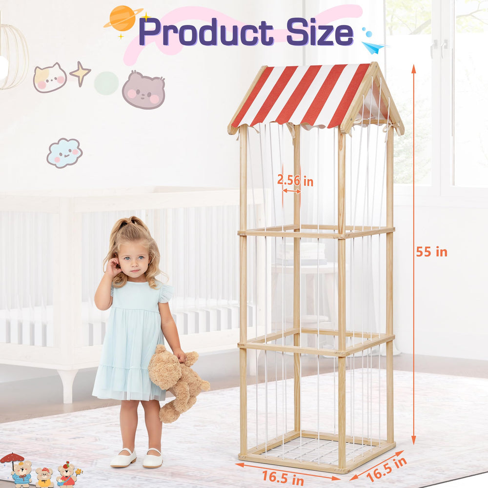 Edudif storage large capacity ideal for bears dolls and plush toys