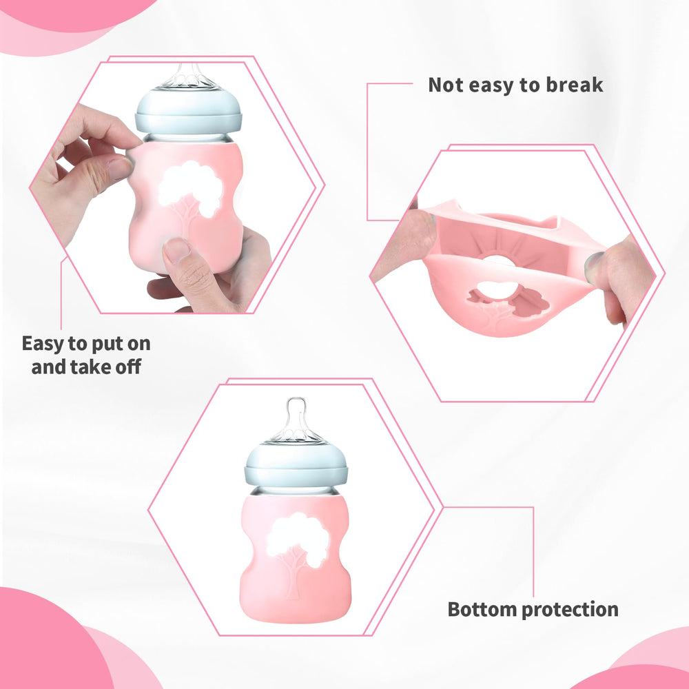EeYahYong sleeve is compatible with Dr Brown 5 oz glass bottles.