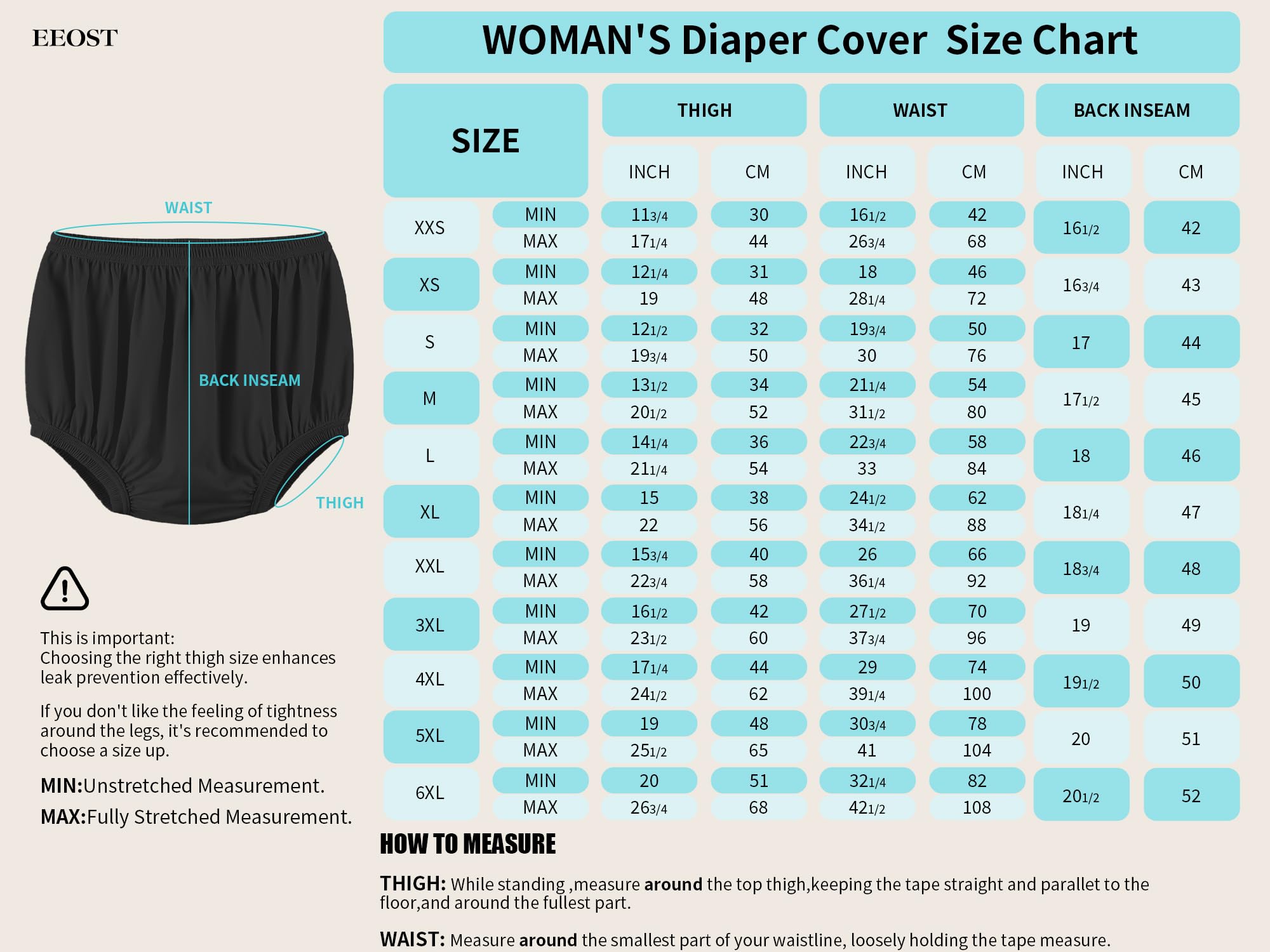 EEOST diaper cover durable washability up to 200+ cycles