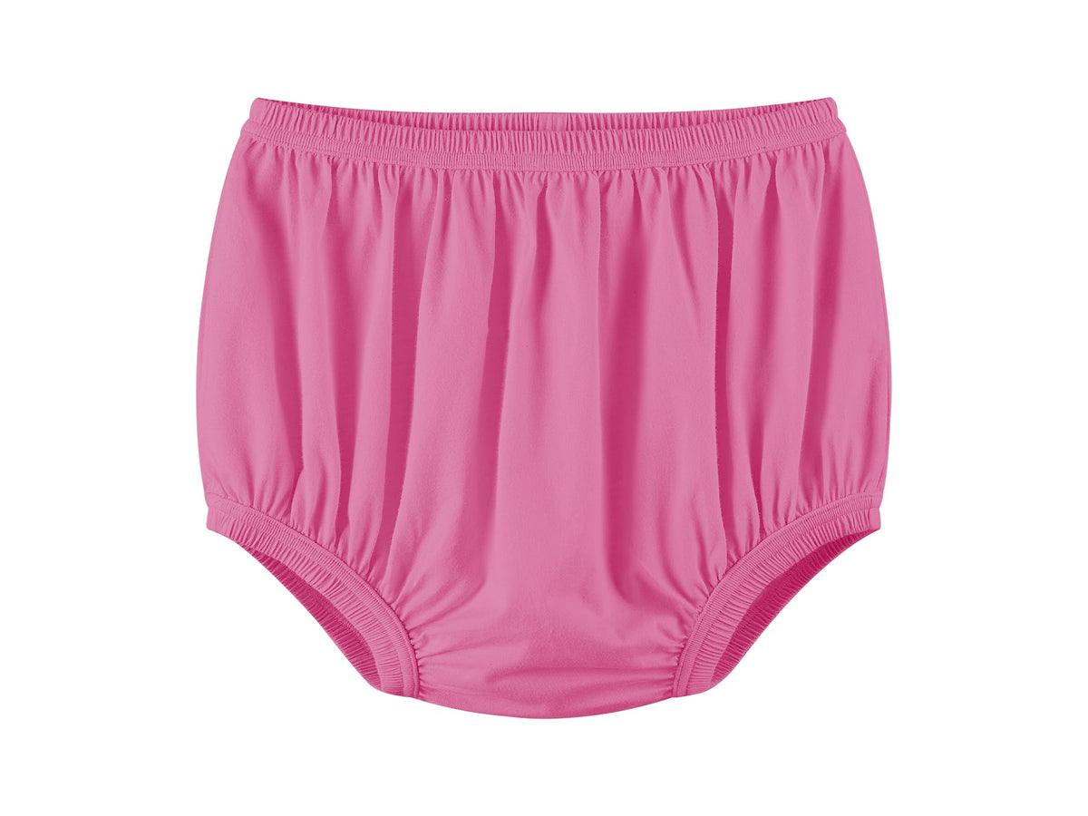 EEOST diaper cover pink XL worn on model for discreet all-day comfort