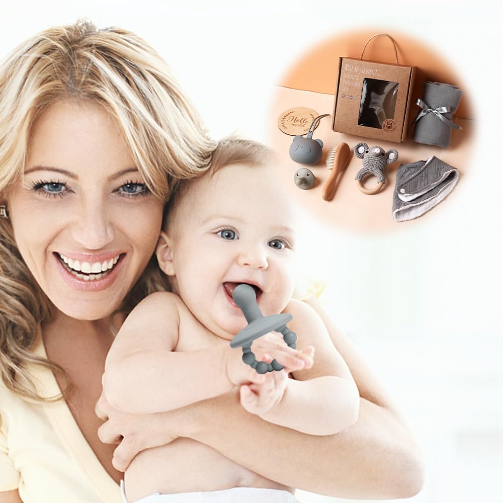 EERKEOD pacifier leashes and cases for organized outings.