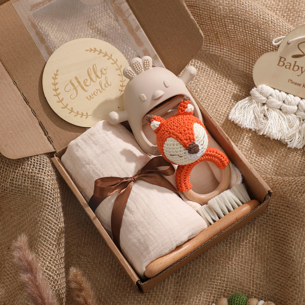 EERKEOD neutral baby blanket for warm, snug moments