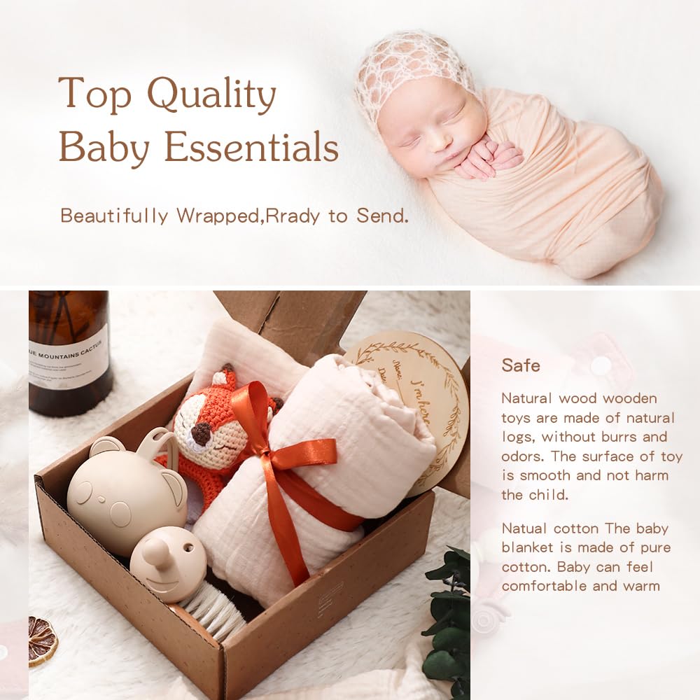 EERKEOD hair brushes gentle on delicate newborn hair and scalp.