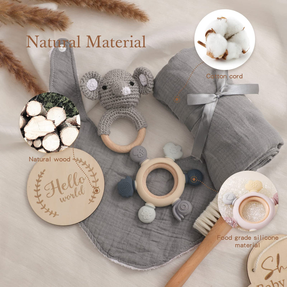 EERKEOD neutral grey gift box—nursery-storage and decor after gifting.