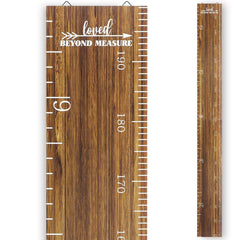 Eersida growth chart wall-wooden-ruler for height tracking and memories.