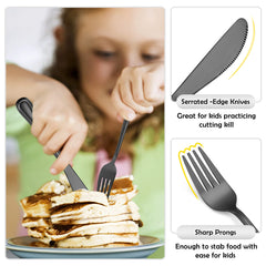 E-far kid spoons emphasize smooth scooping and comfortable mouth-fit.