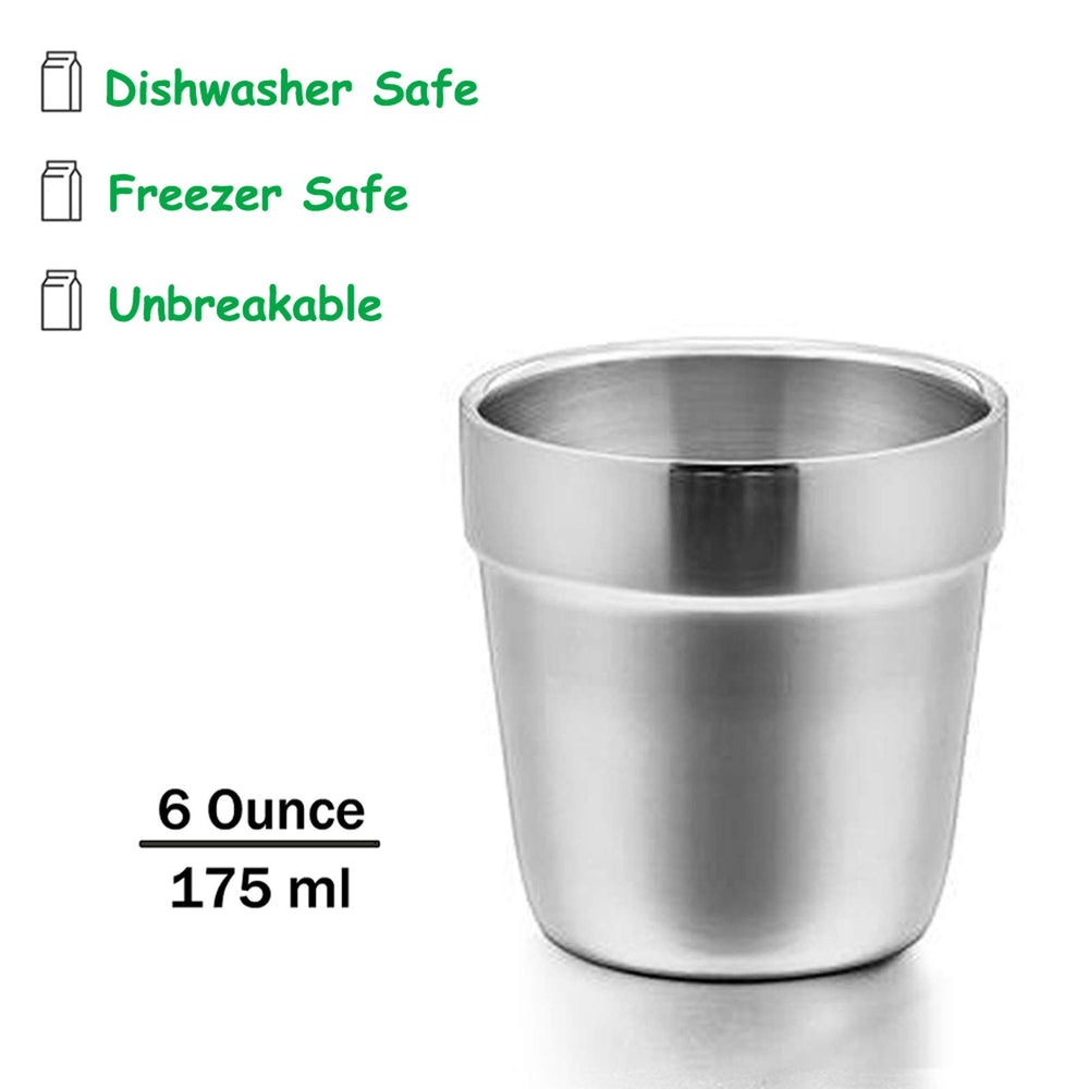 efar mirror polished kid cup closeup shows durable surface and safe edges