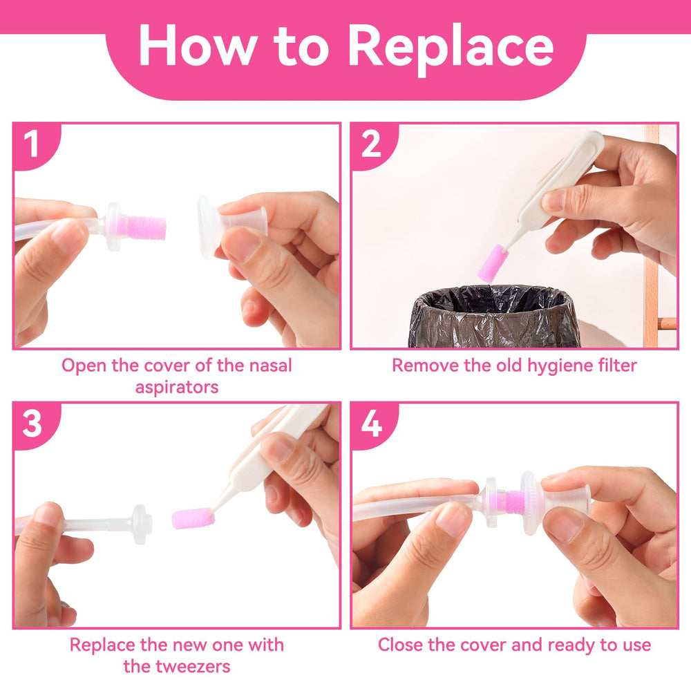 EFGWXYZ happy baby scene with filters for improved nasal hygiene