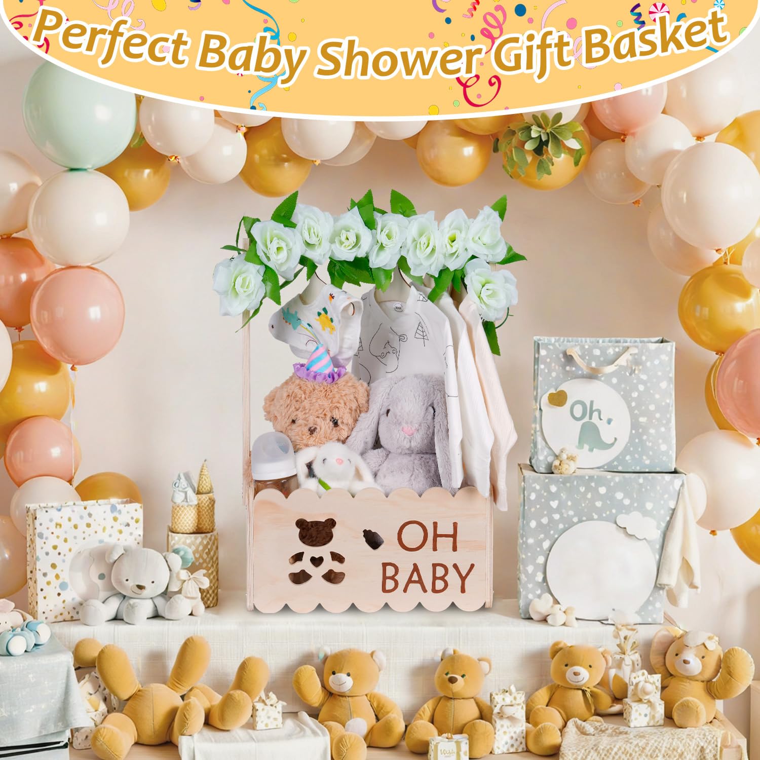 efluky wooden baby shower crate quality wood craftsmanship