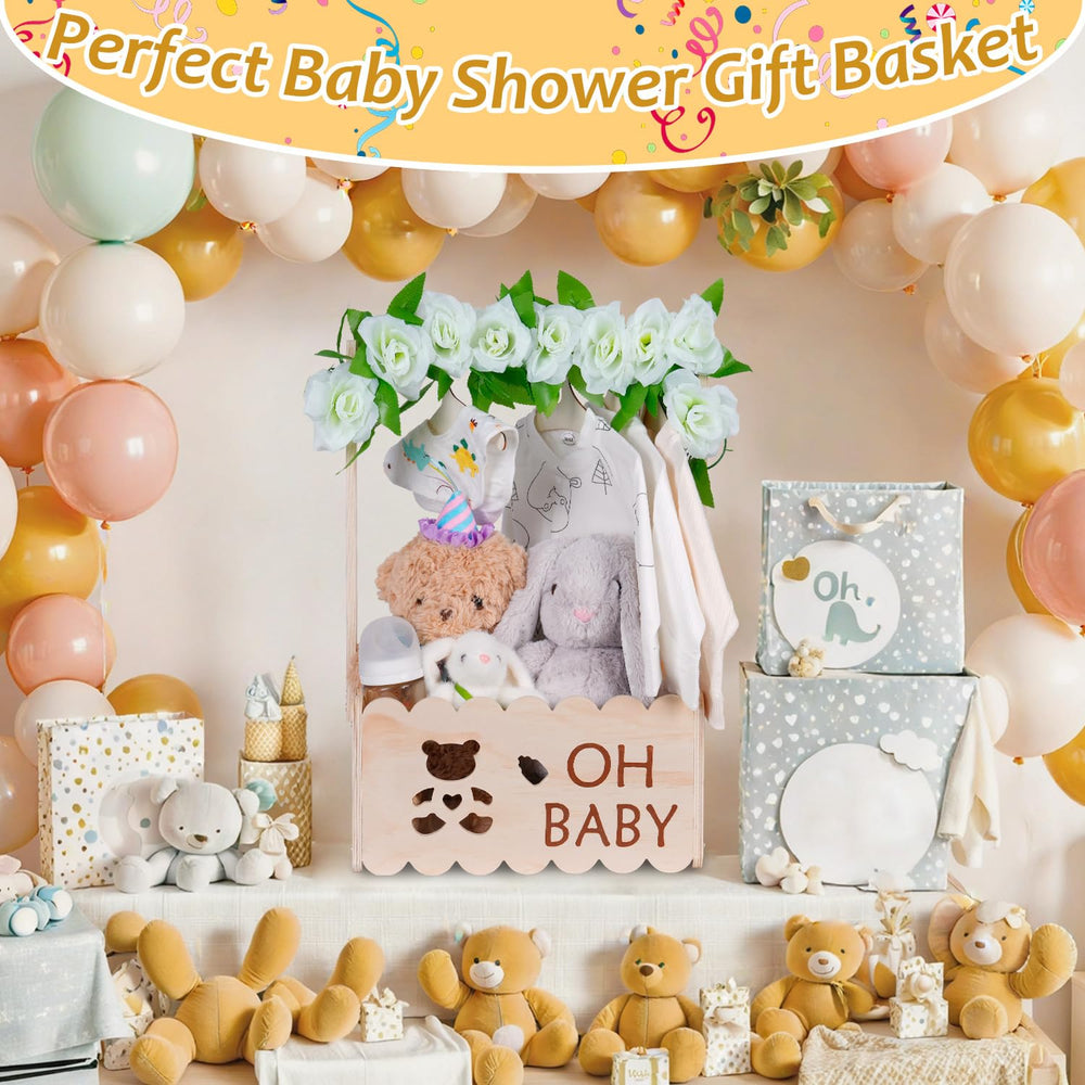 efluky wooden baby shower crate quality wood craftsmanship