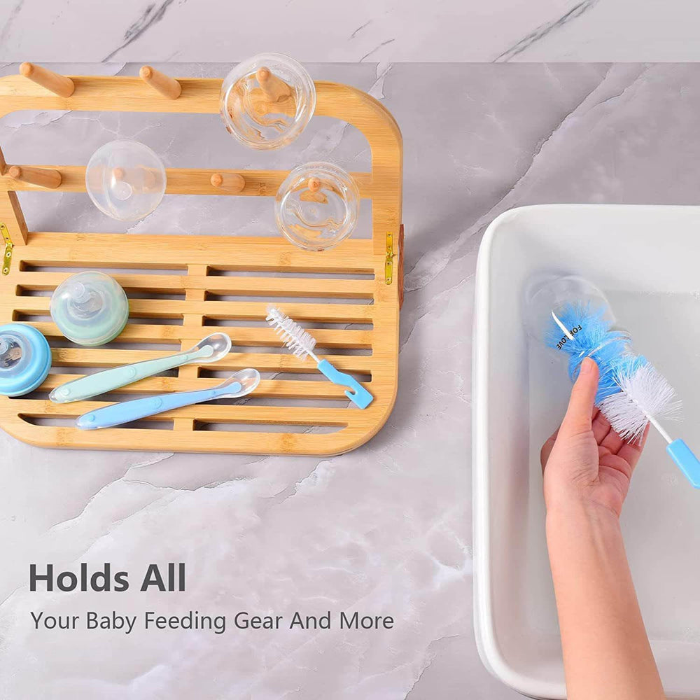 Eforwest drying rack on kitchen counter highlights convenient countertop drying.