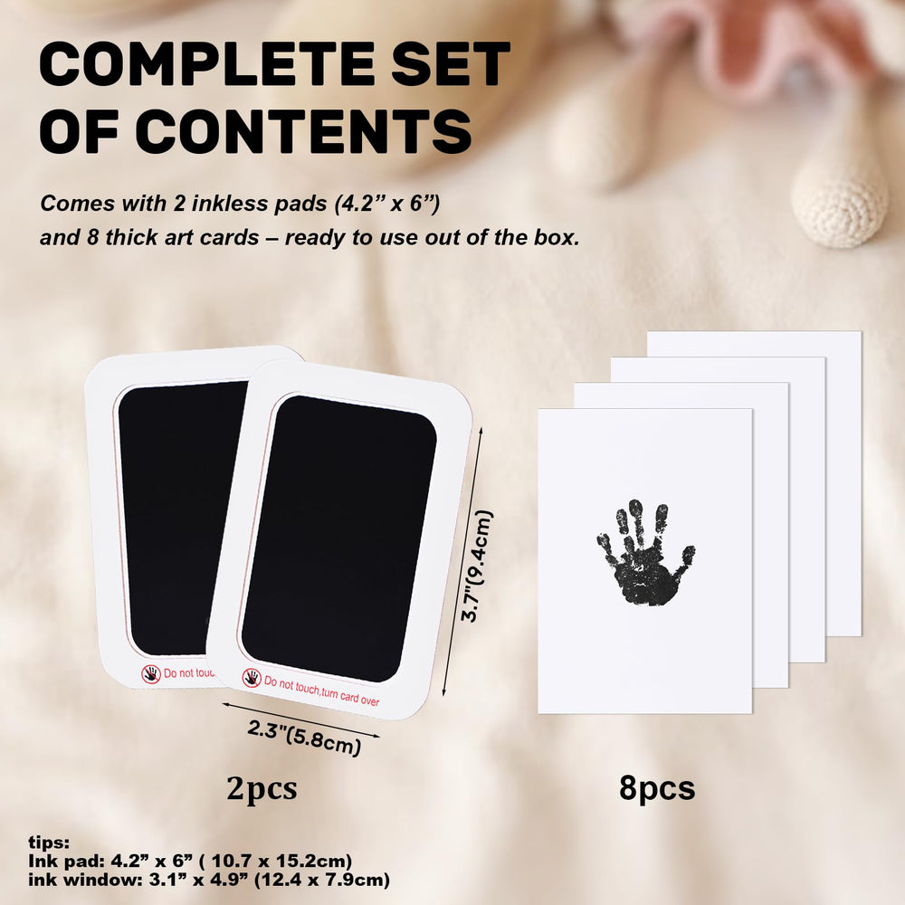 EGGLION inkless pad close-up shows gentle, skin-friendly print process.