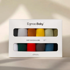 Egmao Bandana Bib Dual-Layer Absorbent Back keeps outfits dry