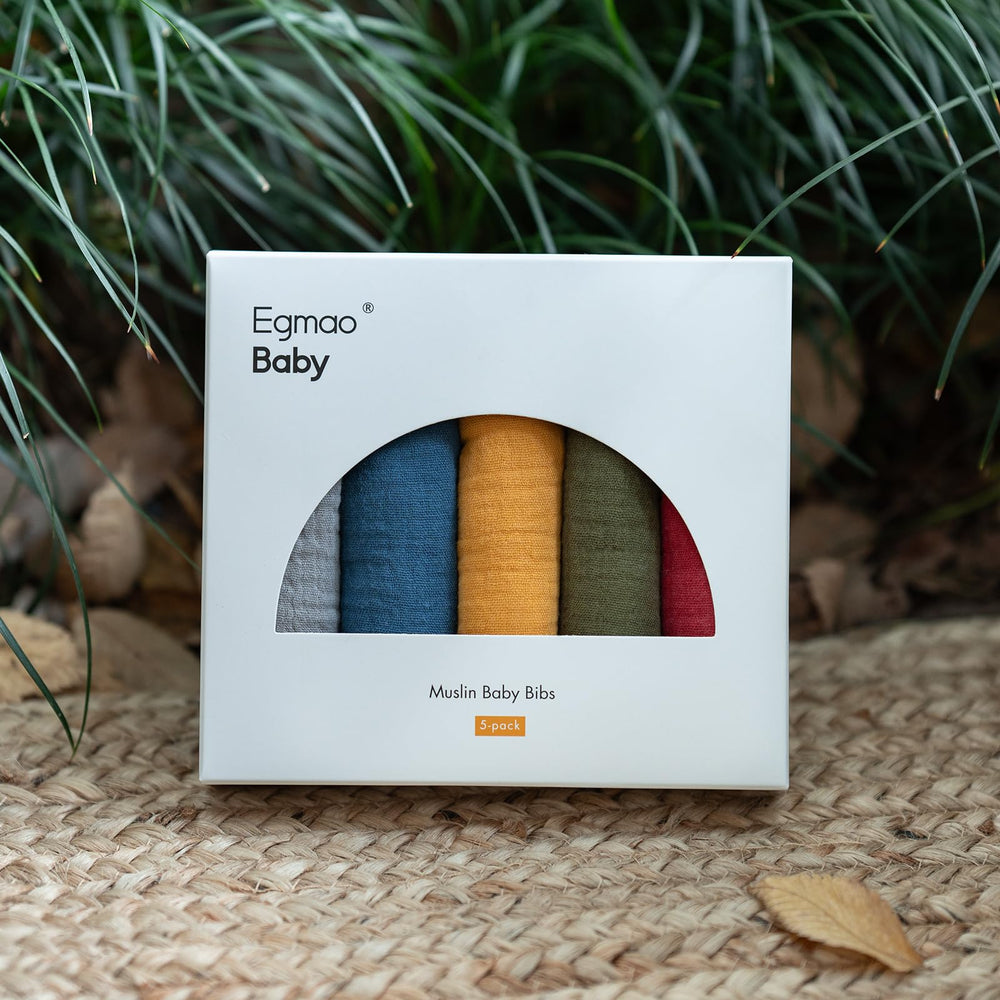 Egmao Baby Muslin Bib care-ready design for easy washing and quick dry