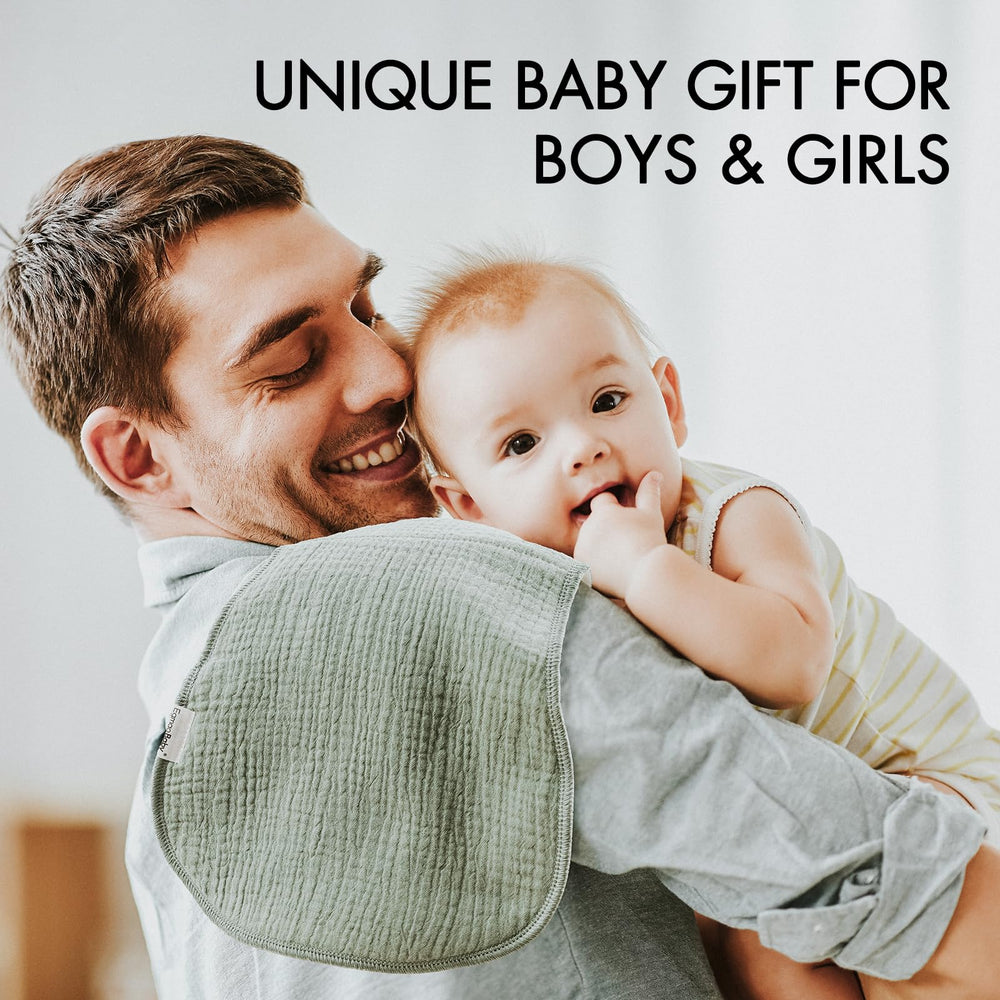 Egmao Baby burp cloths are machine washable and durable for daily use.