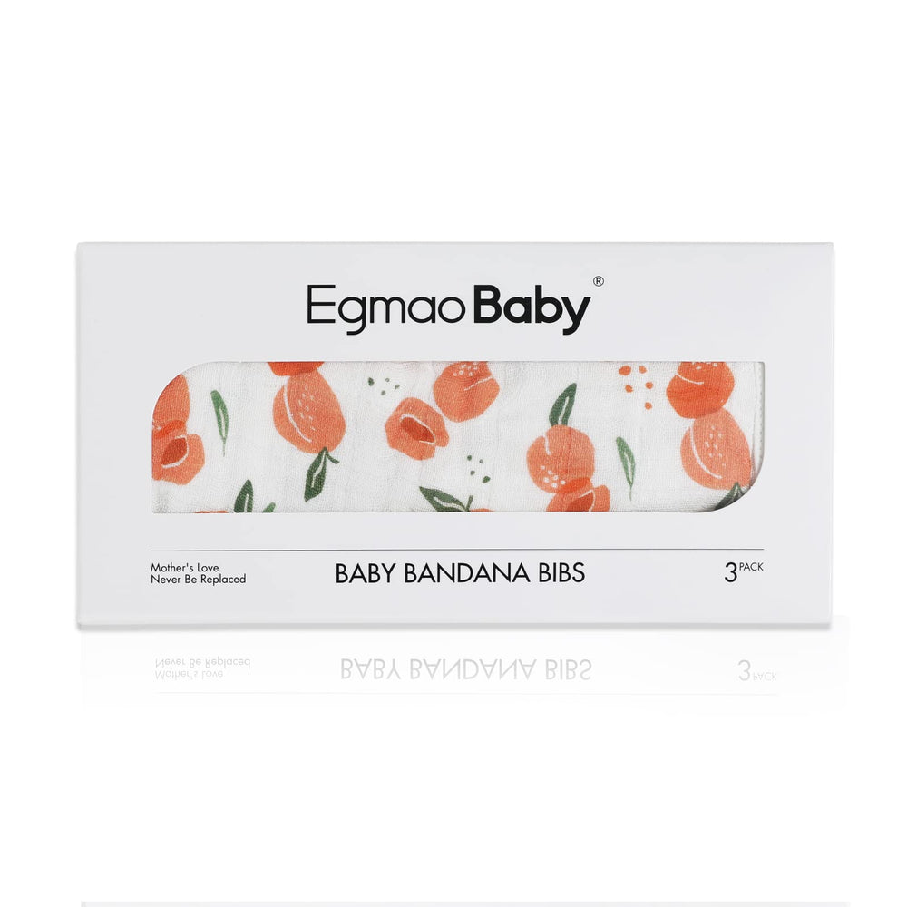 Egmao baby Snap Muslin Bib daily-mess-remover helps keep outfits cleaner