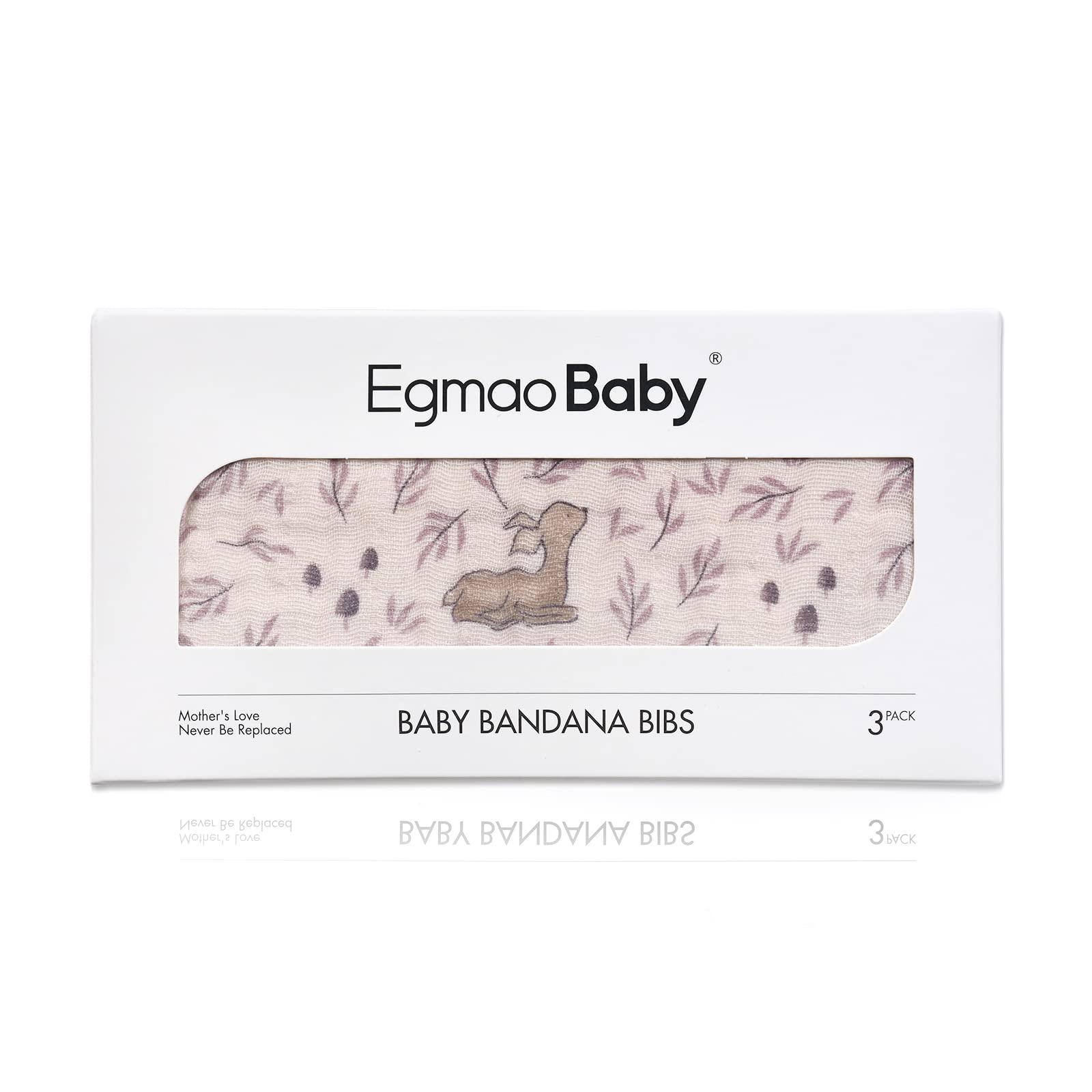 egmao baby snap muslin bibs girls 3-pack on baby demonstrates practical mess protection during feeding