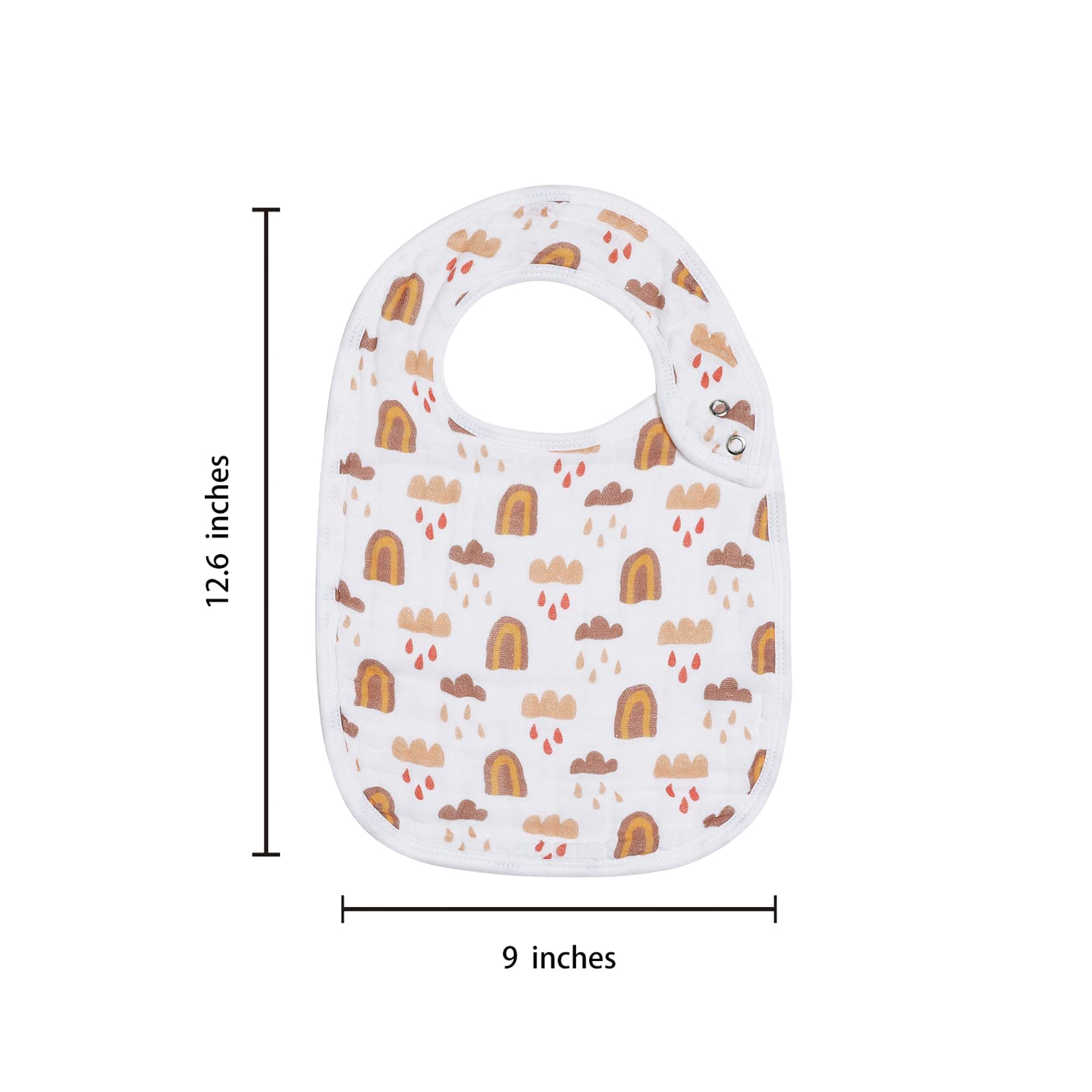 Egmao Clouds pack showing adjustable snaps for growing babies.