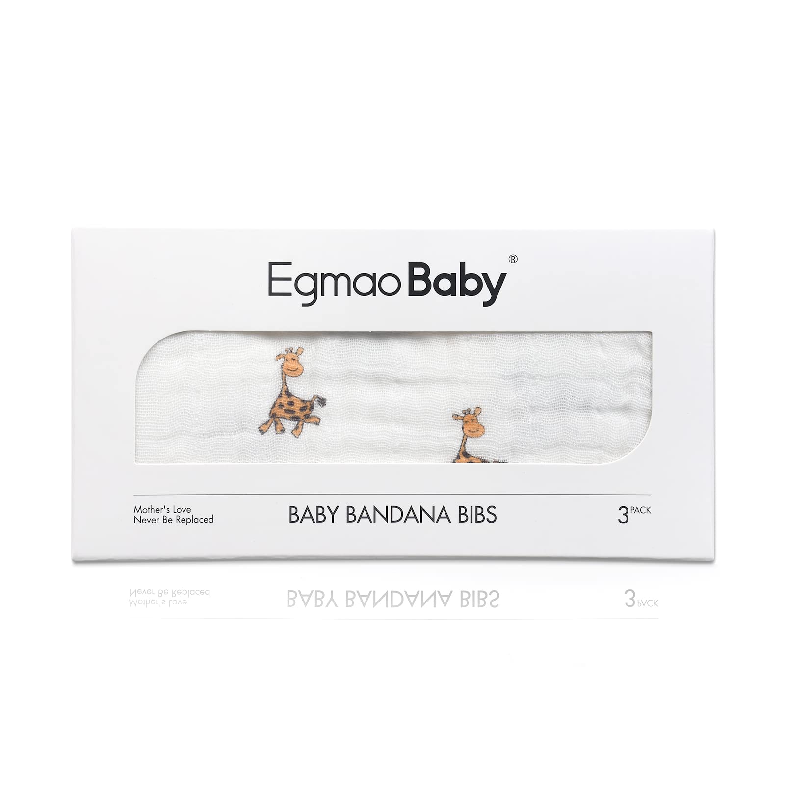 Egmao Baby Snap Muslin Bibs Washing Instruction 07—careful drying keeps bibs looking new
