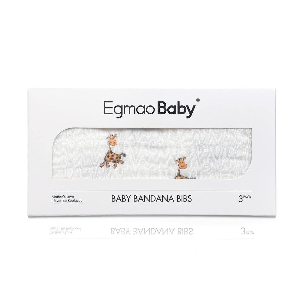 Egmao Baby Snap Muslin Bibs Washing Instruction 07—careful drying keeps bibs looking new