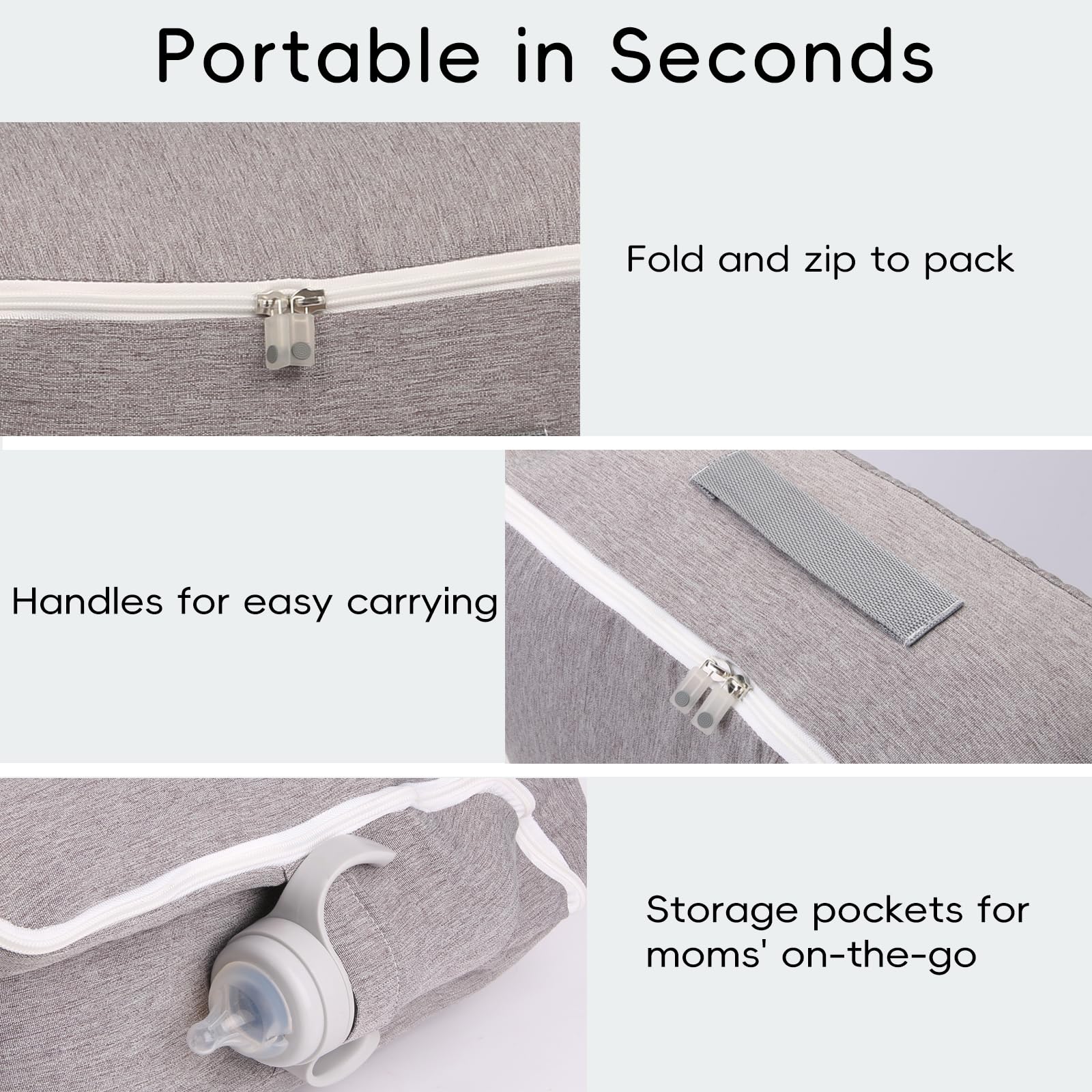 Ehcryonix lounger cover machine washable for simple cleanup.