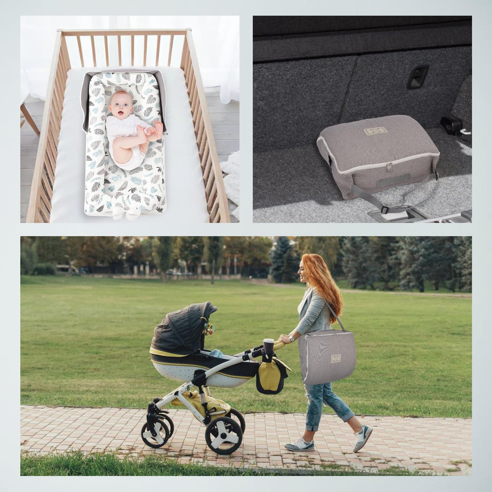 Ehcryonix lounger in use during tummy time sessions.