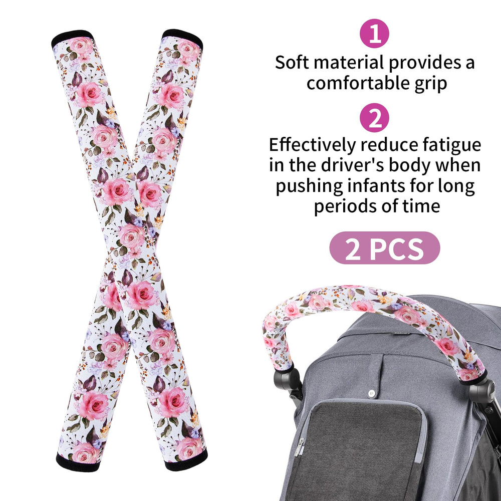 EHRGK stroller handle cover durable stitching detail for daily use