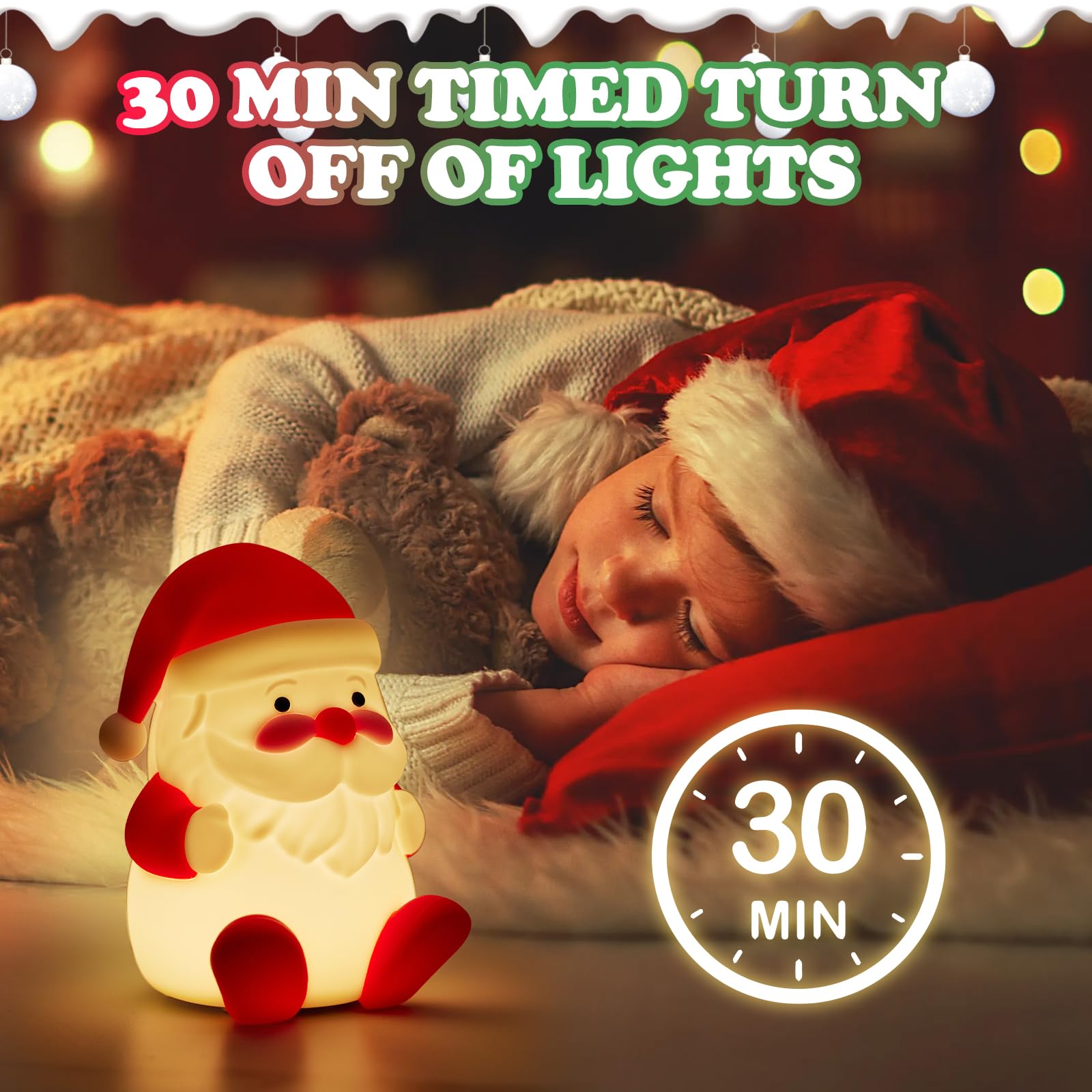 Eiaoiusia squishy silicone night light is safe for toddlers.