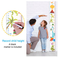 Eichzer growth chart sticker installation and easy removal from smooth surfaces