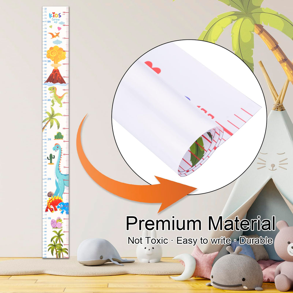 Eichzer growth chart waterproof PVC material with vibrant colors