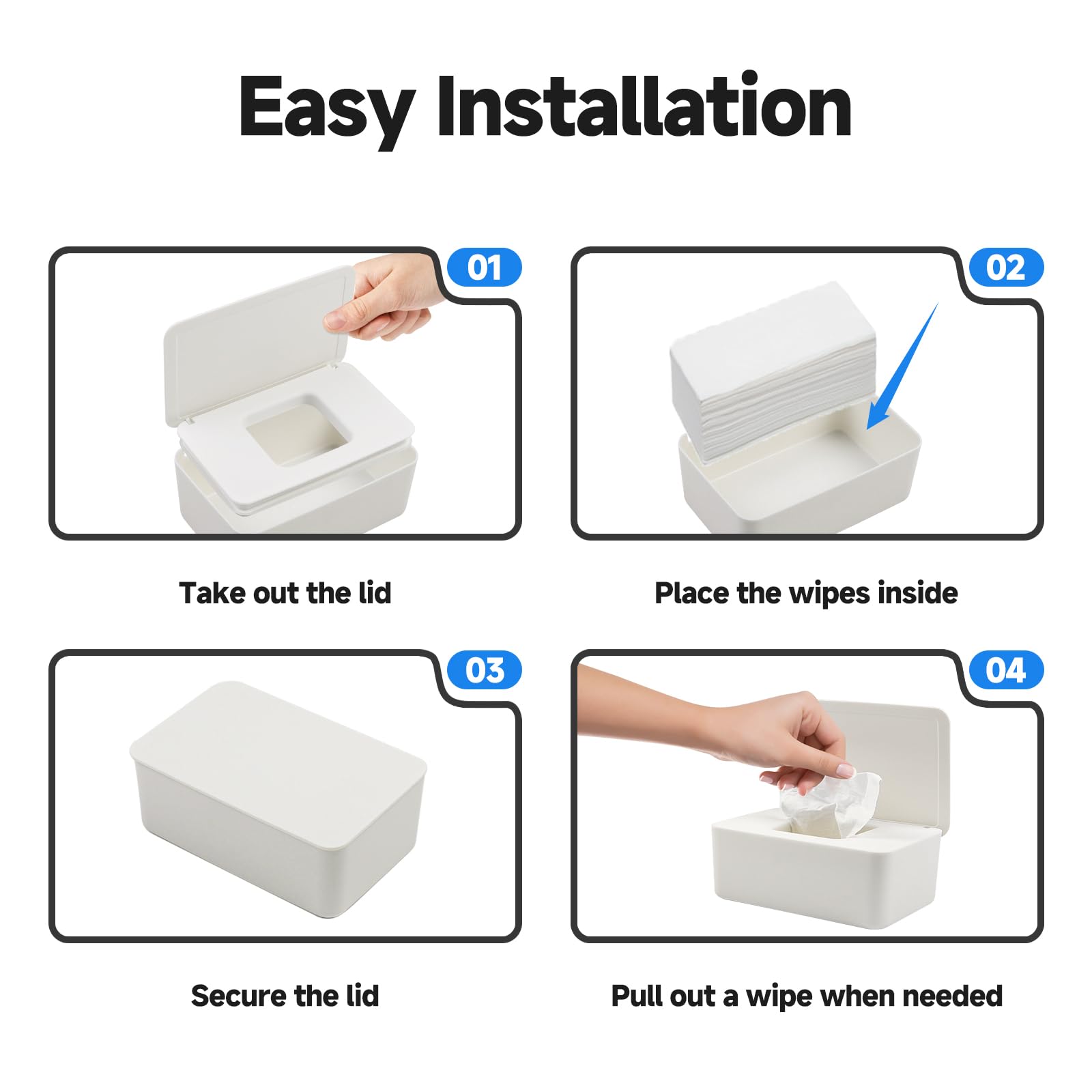 Eiszhjk non-slip base adds stability on countertops or tables