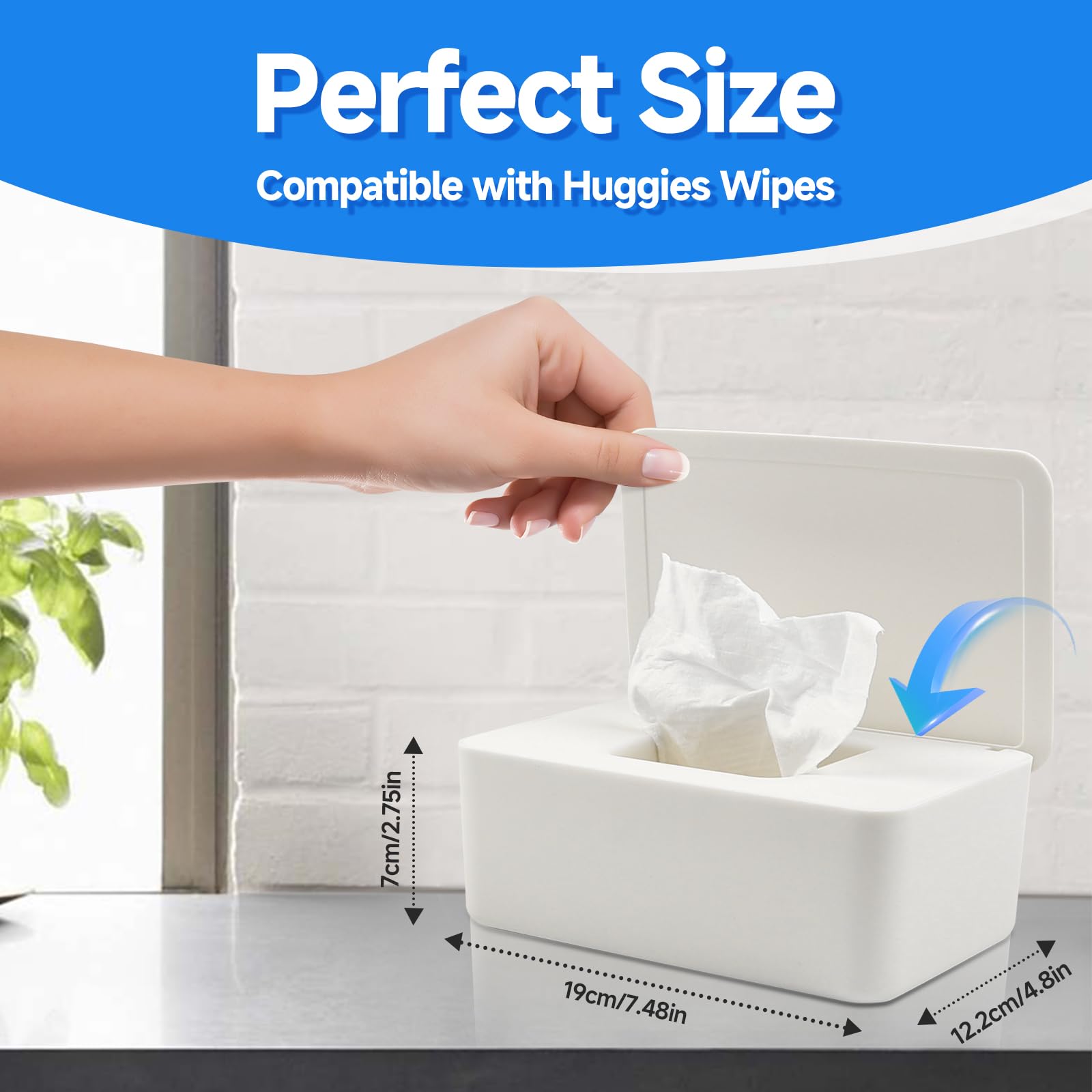 Eiszhjk portable travel wipes case fits home, nursery, car trips