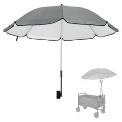 Eiszhjk UPF 50+ wagon umbrella canopy shade for all-day sun protection.