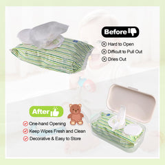 Eiszhjk wipes dispenser moisture-sealed lid keeps wipes moist and ready for use