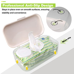 Eiszhjk wipes dispenser one-handed lid enables convenient single-handed use during busy moments