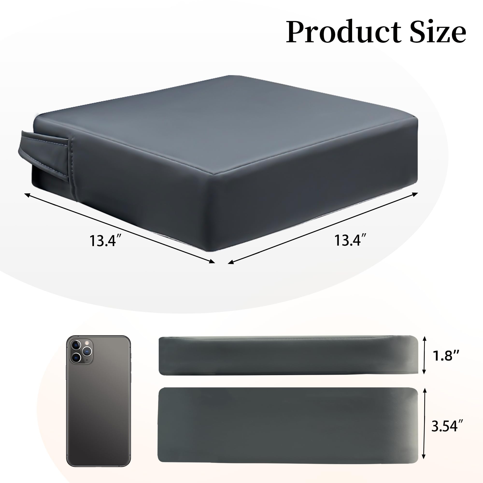 Eiury booster seat cleaning surface enables effortless wiping after spills.