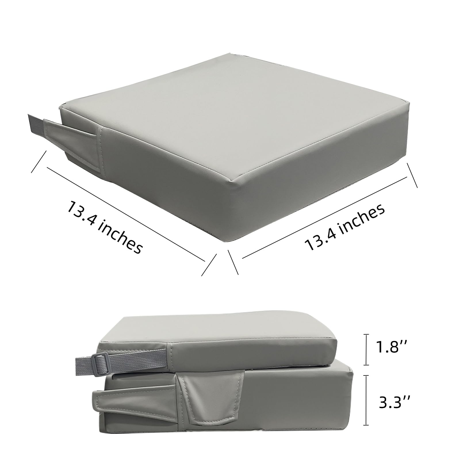 Eiury booster seat portable travel tag illustrating lightweight, on the go use