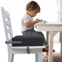 Eiury toddler booster seat assembly demonstrates quick setup on most chairs.