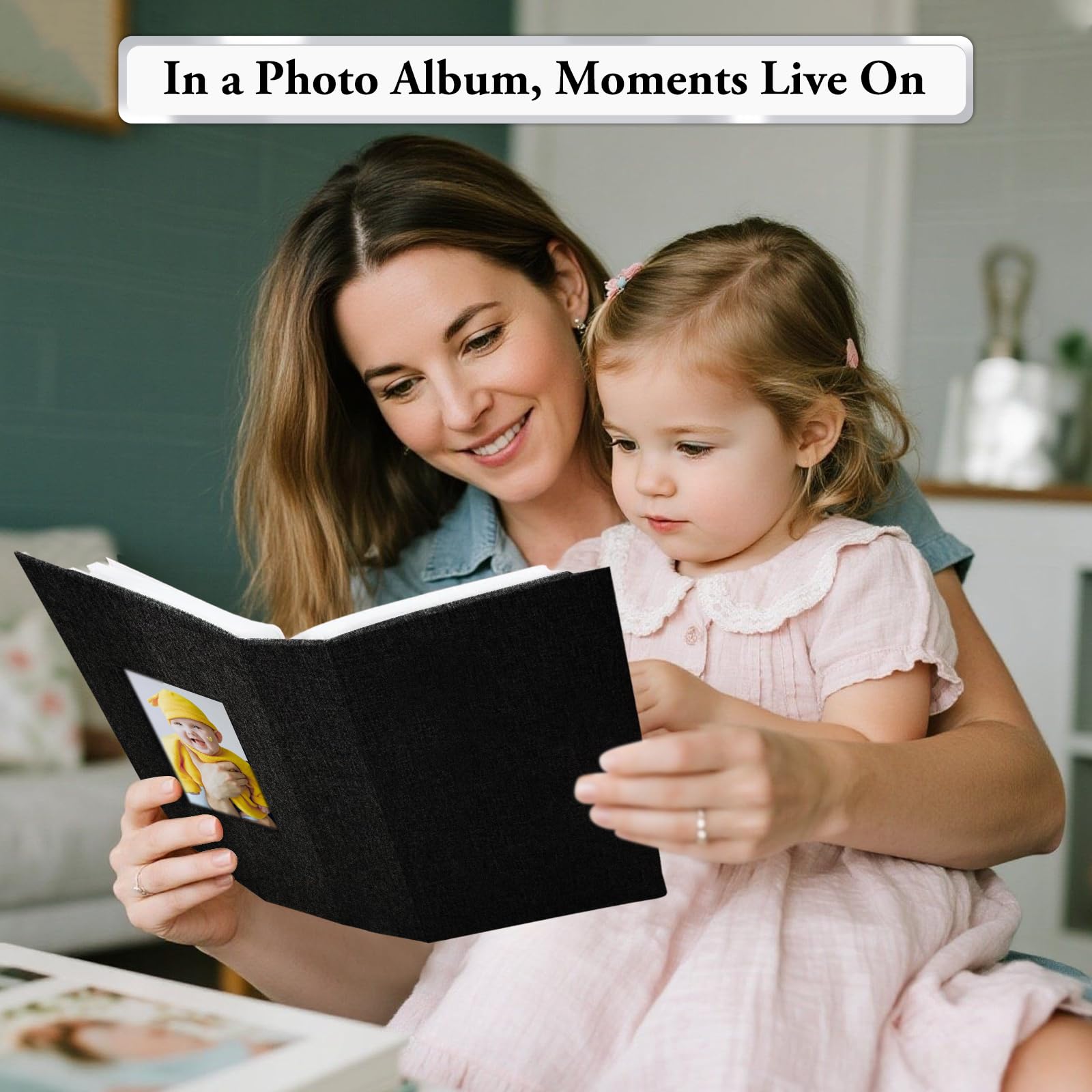 EJBLFE baby and family album used during vacations and celebrations