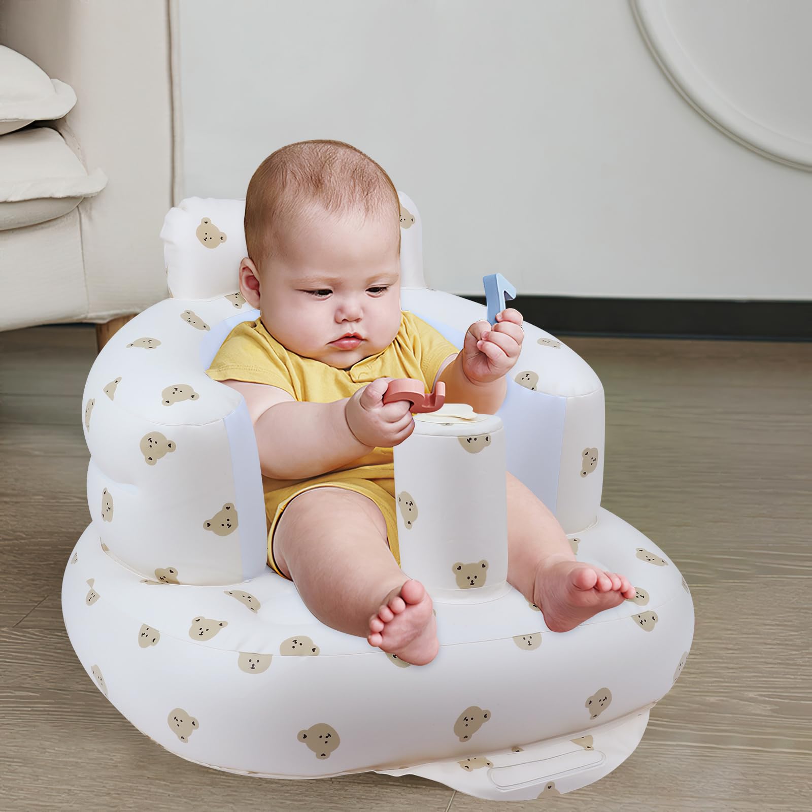 EKEPE Bear Head suitable for 3 months and up, supporting little movers up to 67 lbs