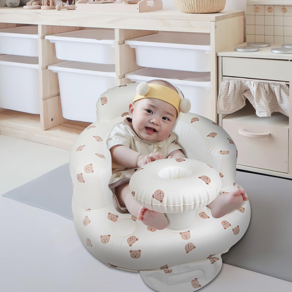 EKEPE versatile seat suitable for sitting, feeding, playing, and stories.