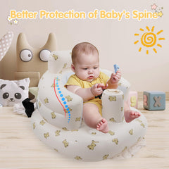 EKEPE inflatable baby seat built-in air pump — quick inflate for on-the-go use