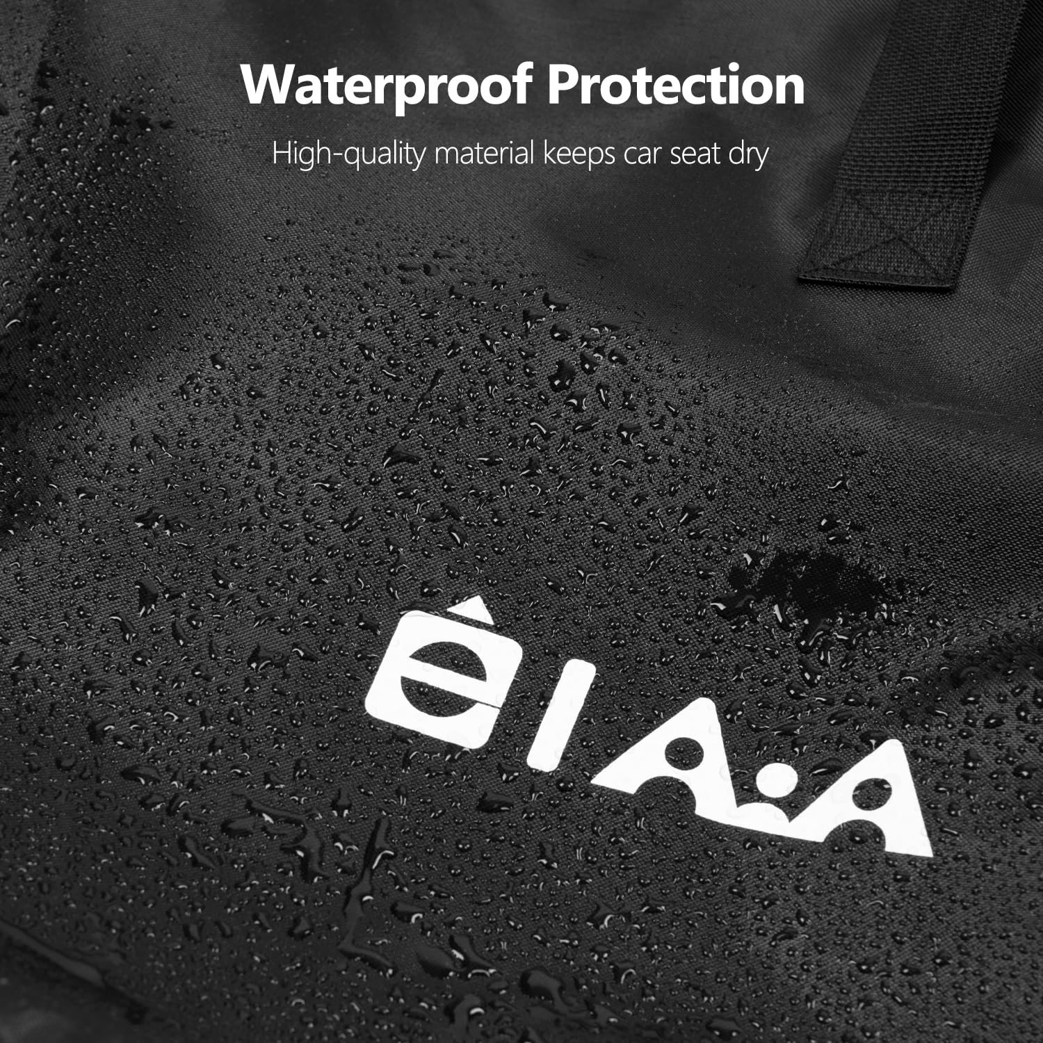 elaia car seat travel bag includes carry pouch for storage when not in use