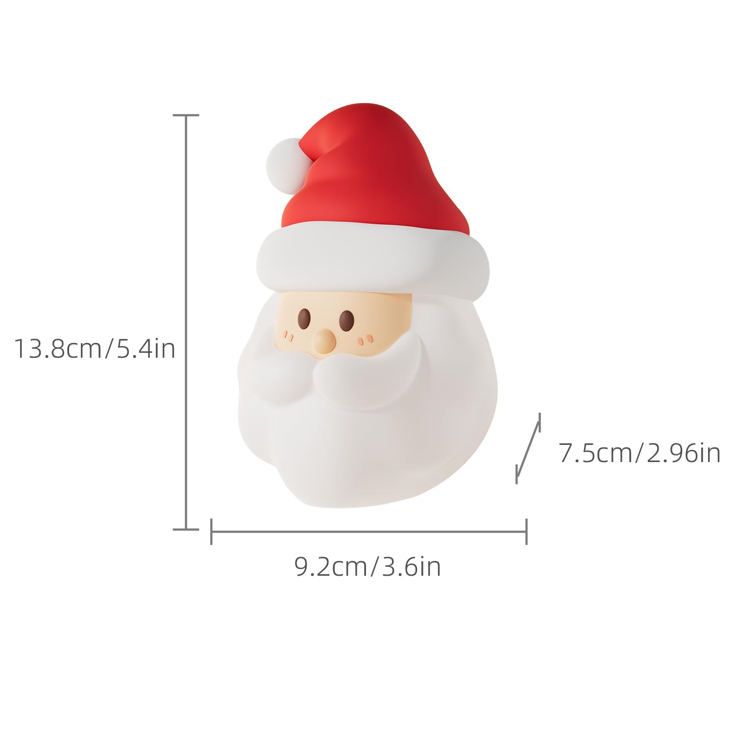 ELAMAS Santa night light nursery decor adds seasonal charm to rooms