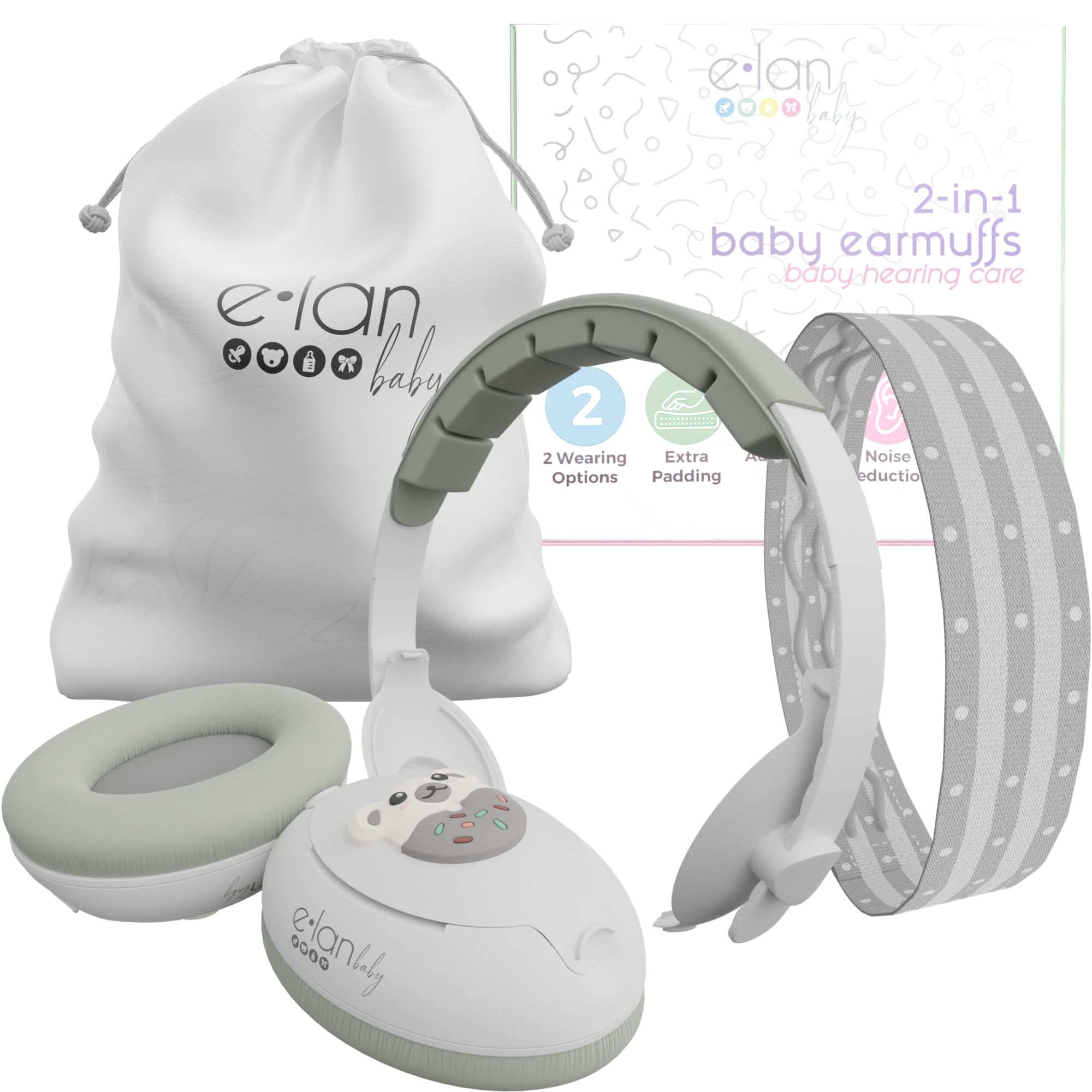 Elan Baby anti-slip band design keeps fit during travel